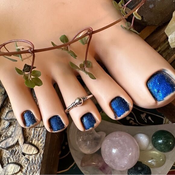 Bali Ball Sterling Silver Toe Ring - Picture 1 of 4